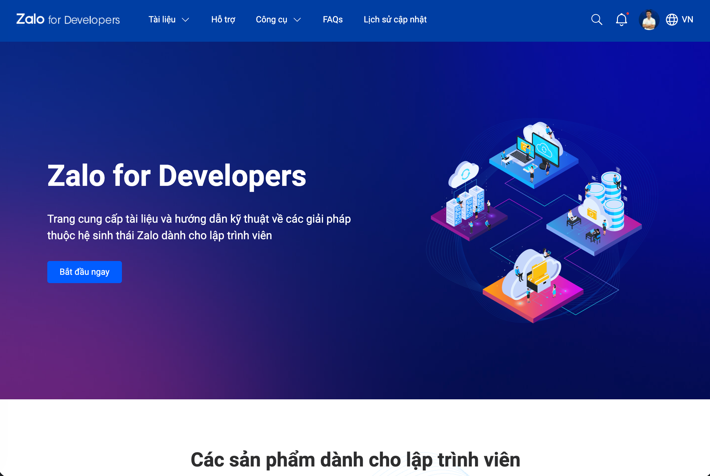 Trang Zalo Developers